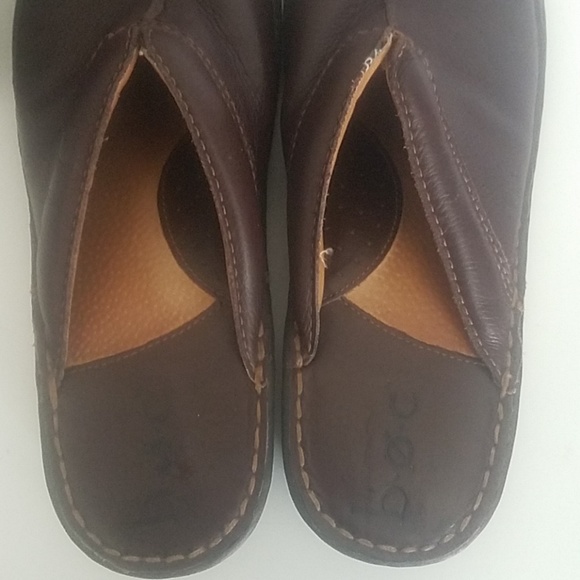 B. O. C. Brown slip ons size 10 - Picture 2 of 6